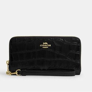 Coach Long Zip Around Wallet